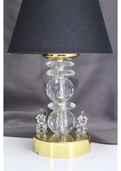 Kristal Taşlı Masa Abajuru Gece Lambası Yatak Başı Lambası modelleri