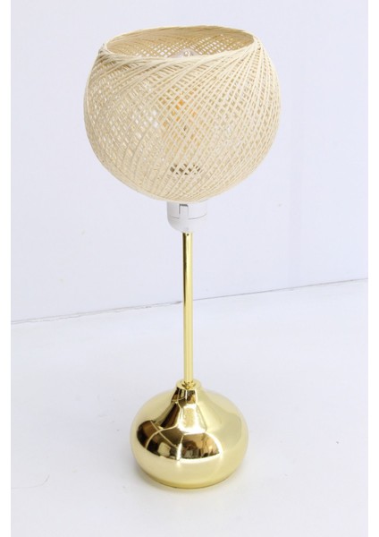 Armut Masa Abajuru Yatak Başı Gece Lambası Dokoratif Abajur