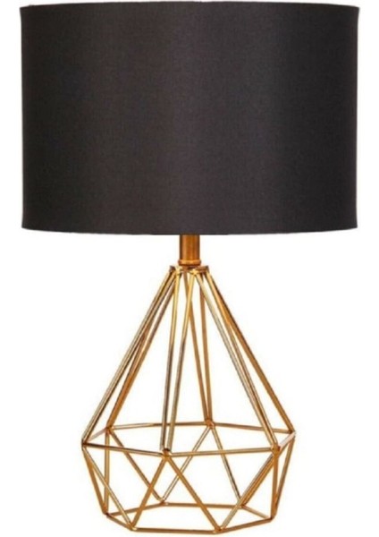 Gold Kaplama Ayak Tardu Siyah Kumaş Şapka