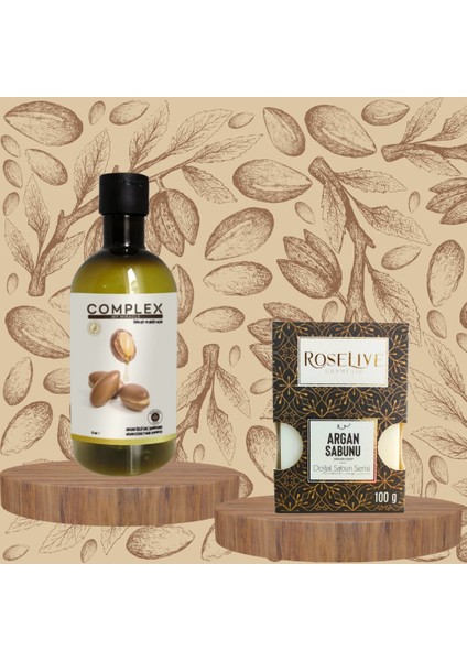 Argan Seti Argan Özlü Şampuan 400 ml ve Argan Sabunu 100 gr