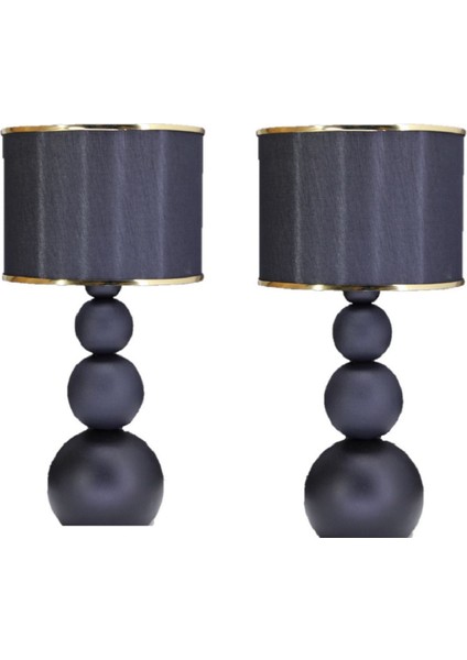 2 Adet Damla Masa Abajuru