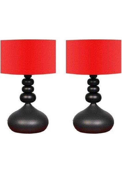 Casa Metal Ayak Kumaş Başlık Kırmızı Renk