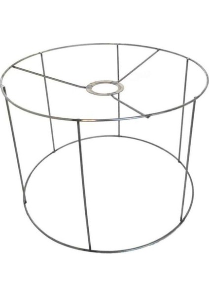 Silindir Makrome/kurdela Abajur Çember Teli 15CM-15 cm Küçük Boy Kendin Yap