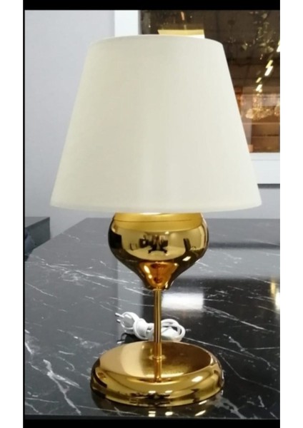 Gold Tasarım Manolya Abajur Kumaş Başlık