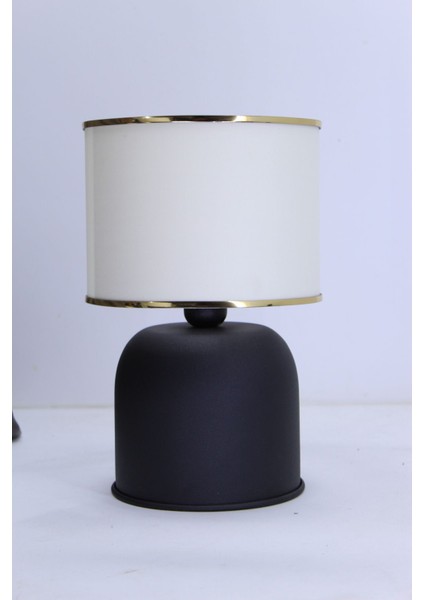 Decoratif Masa Lambası Kumaş Başlık Metal Ayak fiyatları