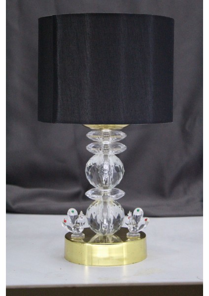 Kristal Taşlı Masa Abajuru Gece Lambası Yatak Başı Lambası fiyatları