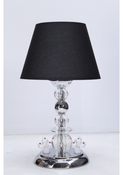 Cam Ayaklı Masa Abajuru