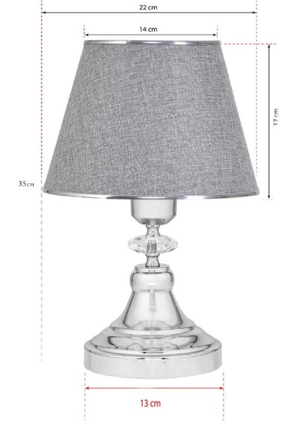 Kumaş Başlıklı Metal Ayaklı Abajur fiyatları