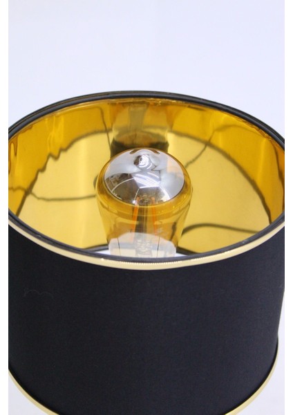 Serin Masa Abajuru Yatak Başı Lambası Gece Çoçuk Lambası Kumaş Başlık Metal Ayak modelleri