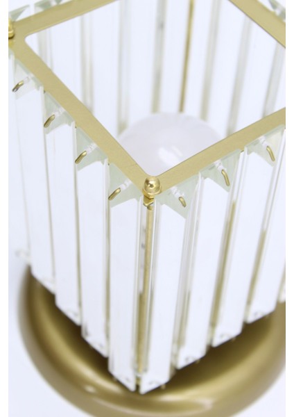 Kristal Taşlı Masa Abjuru Gece Lambası Yatak Başı Abajuru modelleri