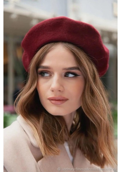 Cherry Fransız Ressam Keçe Bere