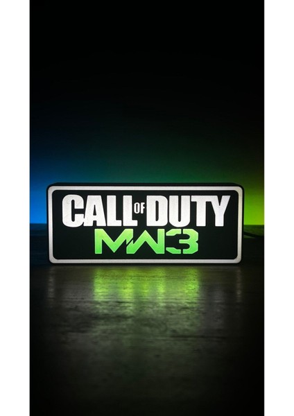 Call Of Duty Işıklı Tablo (Adaptör Dahil Değildir)