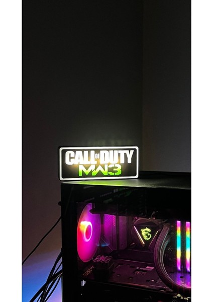 Call Of Duty Işıklı Tablo (Adaptör Dahil Değildir) fiyatları