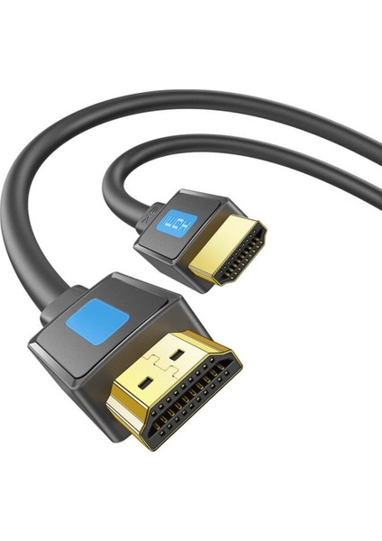 Jasoz Altın Kaplama Hd Series 120hz 8k HDMI To HDMI 2.1V HDMI Kablosu Görüntü Aktarım Kablosu