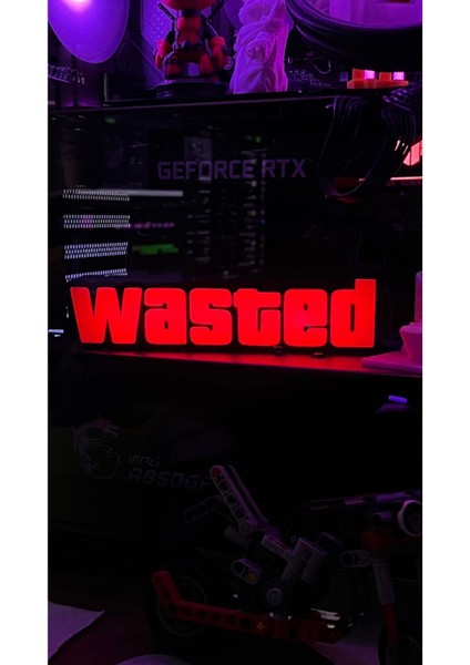 Gta Wasted Ledli Tablo (Usb Type A ile Çalışmaktadır)