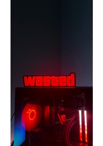 Gta Wasted Ledli Tablo (Usb Type A ile Çalışmaktadır)