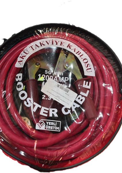 Soylu Akü Takviye Kablosu 1200 Amper Çantalı 5 Metre Kablo Booster 36 mm