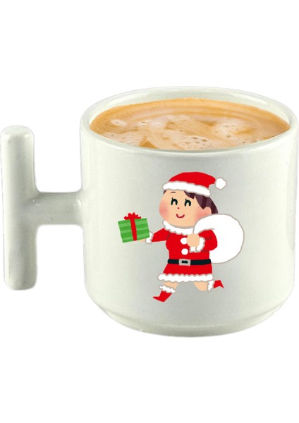Deepcraft Best Quality 'Noel Anne' T Kulplu Kupa 185 Ml