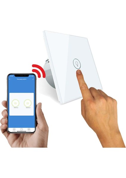 Alpsmart AS-871 Eu Akıllı Wi-Fi Duvar Anahtarı 233079