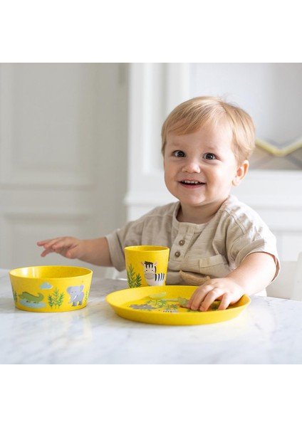 Afrika Desenli 3'lü Mama Seti Sarı fiyatları