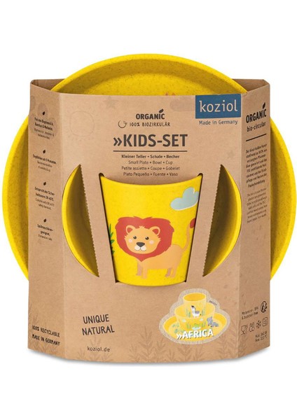 Afrika Desenli 3'lü Mama Seti Sarı modelleri