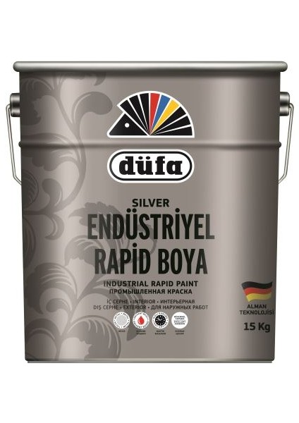 Rapid Endüstriyel Boya İpek Mat Beyaz 2,5 kg