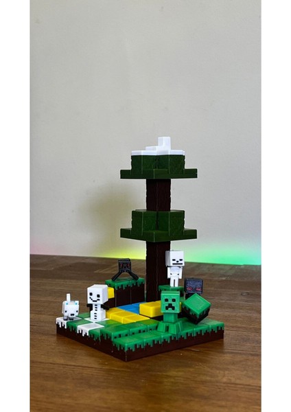 Minecraft Ada Modeli - 6x6 Boyutunda