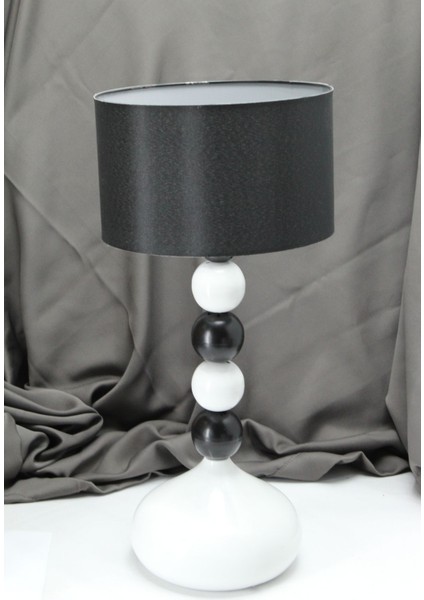 Casa Masa/gece /yatak Başı /metal Ayak /kumaş Başlıklı Abajur Lambası