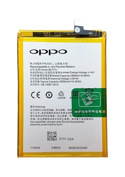 Realme Narzo 10 - Blp771 - Batarya Pil Sıfır Orijinal