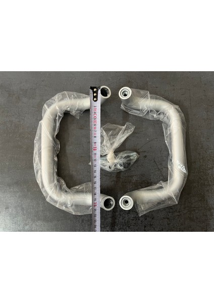 Alüminyum Çift Taraflı Kıvrık Kapı Kolu (20-30-40 Cm)