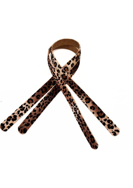 80 X 2 Cm Çift Çanta Sapı Leopar Renk