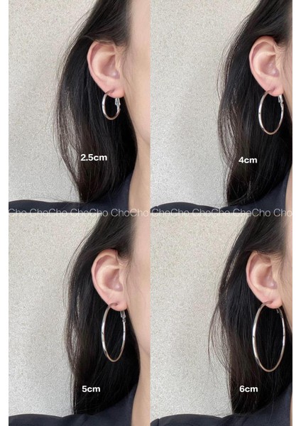 Kadın 316 L Çelik 6 cm Halka Küpe fiyatları