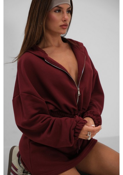 Beli Lastikli Mini Bordo Etek fırsatları