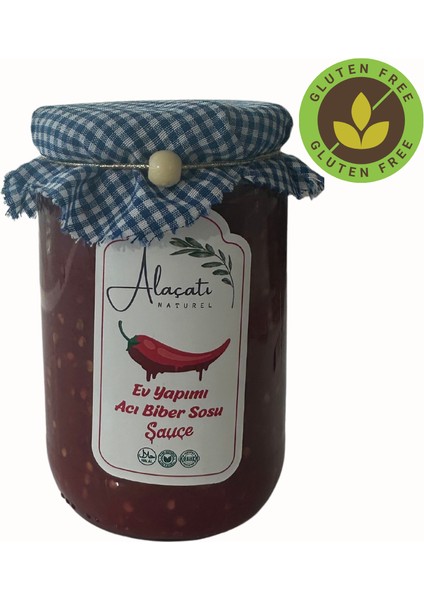 Ev Yapımı Acı Biber Sosu 600 gr
