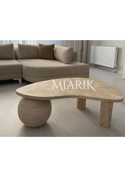 Mermer Fasulye Tabla Tek Küre Ayaklı Orta Sehpa Ctln modelleri