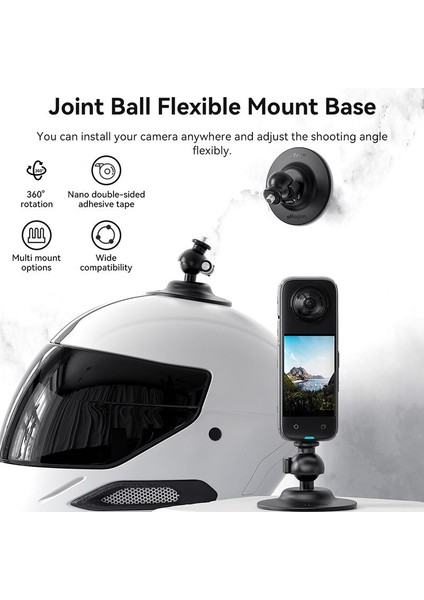 INSTA360 Uyumlu Yapışkanlı Montaj Aparatı Amagisn