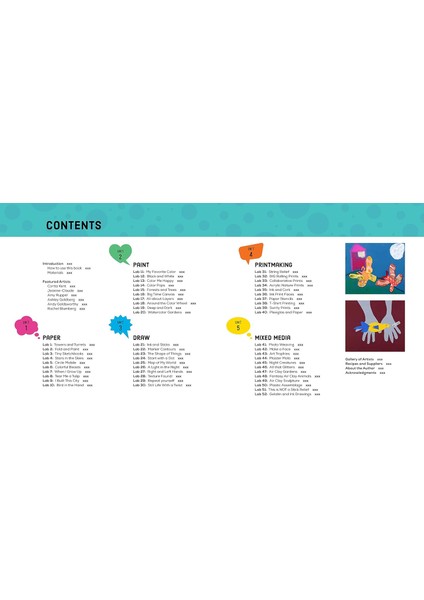 Art Lab For Kids: Express Yourself: 52 Creative Adventures To Find Your Voice Through Drawing, Paint