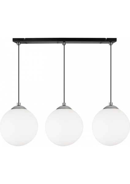 3 Başlı Kartopu Modern Salon Avize Gercek Cam Metal Gövde fiyatları
