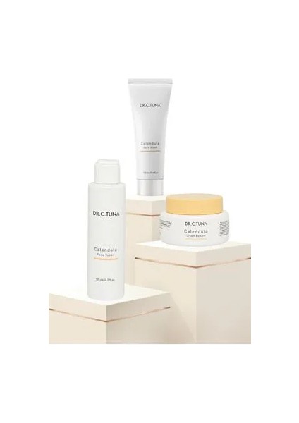 Dr. C. Tuna Aynısefa Yağı Yüz Kremi 50 ml +Yüz Yıkama Jeli 100 ml +Tonik 125 ml (3 Lü Set )