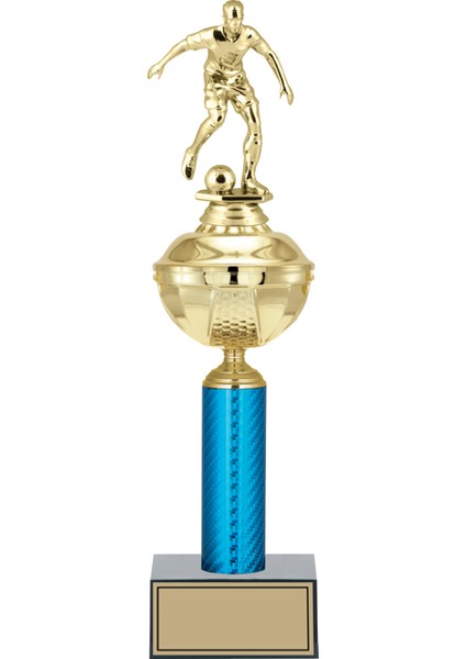 Kişiye Özel Futbol Figürlü Kupa-Okul Kupası-Ödül Kupası-Turnuva Kupası 40 cm