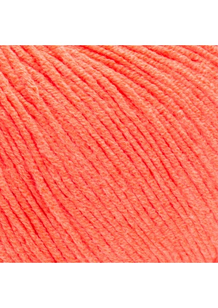 Jeans 61 Fosforlu Turuncu Amigurumi Örgü Ipi Hırka Örgü Ipi Bebek Ipi Punch Ipi 3'lü Paket