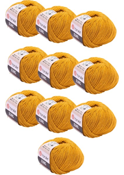 10 x Yarnart jeans 84 10'lu Paket Amigurimi Bebek Ipi Yarnart Jeans 10 Adet