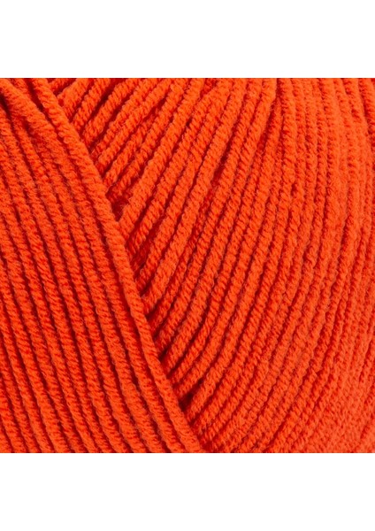 Jeans Amigurumi Örgü Ipi 85 Koyu Turuncu Hırka Örgü Ipi Bebek Ipi Punch Ipi 3'lü Paket