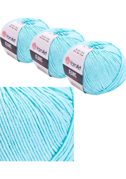 Jeans Amigurumi Örgü Ipi 76 Cam Göbeği Renk Hırka Örgü Ipi Bebek Ipi Punch Ipi 3'lü Paket