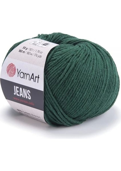 Jeans 92 Zümrüt Yeşili Amigurumi Örgü Ipi Hırka Örgü Ipi Bebek Ipi Punch Ipi