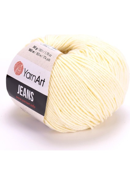 Jeans 86 Açık Sarı Amigurumi Örgü Ipi Hırka Örgü Ipi Bebek Ipi Punch Ipi