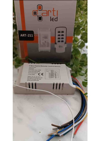 Artıled 6 Lı Avize Kumandası