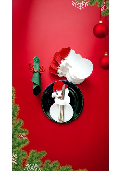 Kardan Adam Keçe Kaşıklık & Peçetelik