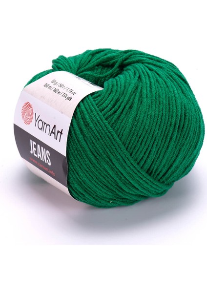 Jeans 52 Koyu Yeşil Amigurumi Örgü Ipi Hırka Örgü Ipi Bebek Ipi Punch Ipi