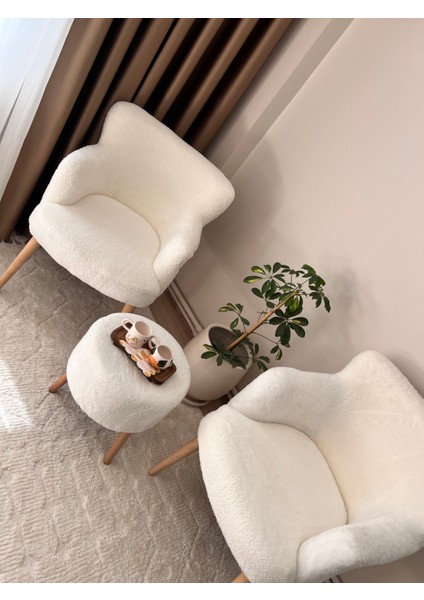 3’lü Koltuk Seti Berjer - Tekli Koltuk - Puf Seti - Cafe - Balkon - Ofis Mobilyası
